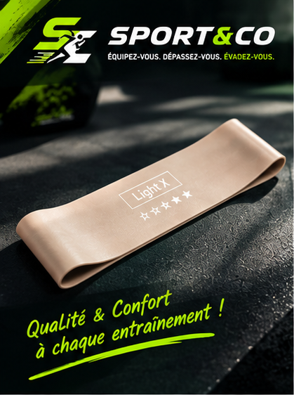 Pack de 5 élastiques de résistance